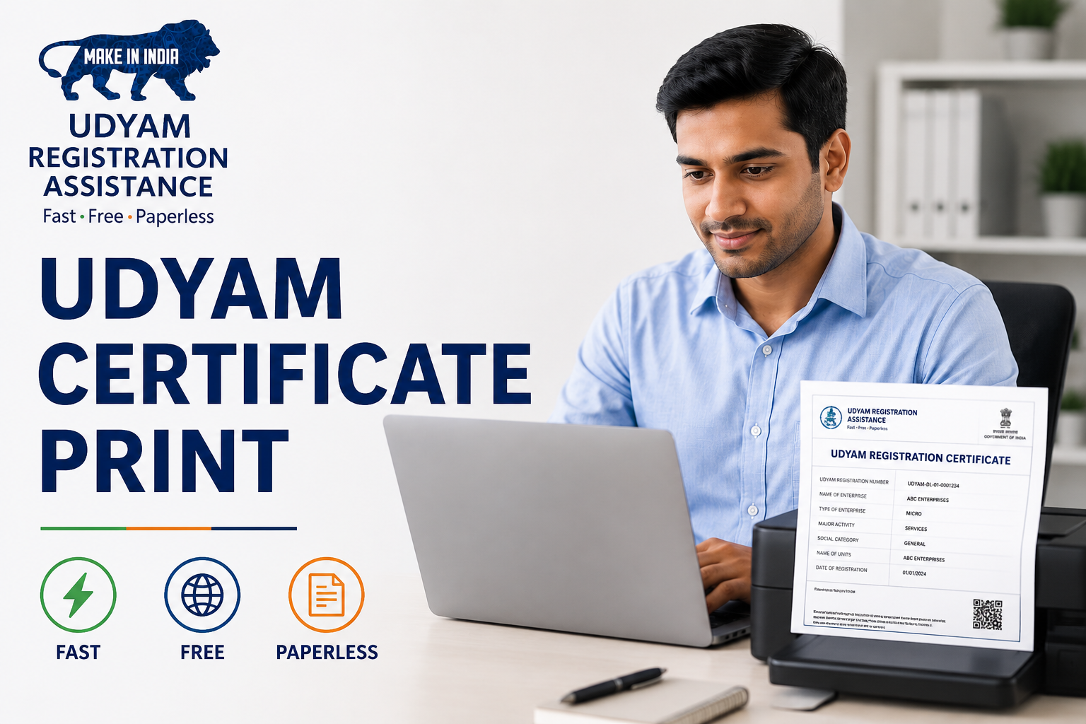 Udyam Certificate Print Online – Easy MSME Certificate Download Guide